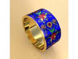 Ring mit Blumen