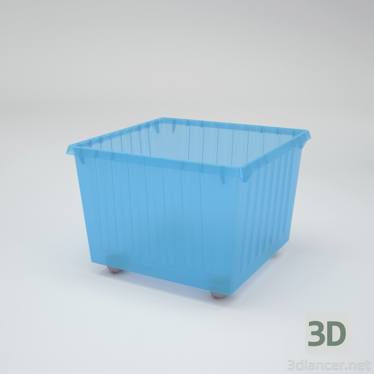 3d Storage box VESSLA (IKEA) model buy - render