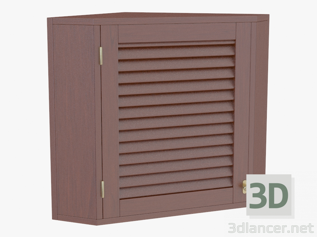 3d model Bordillo de madera - vista previa