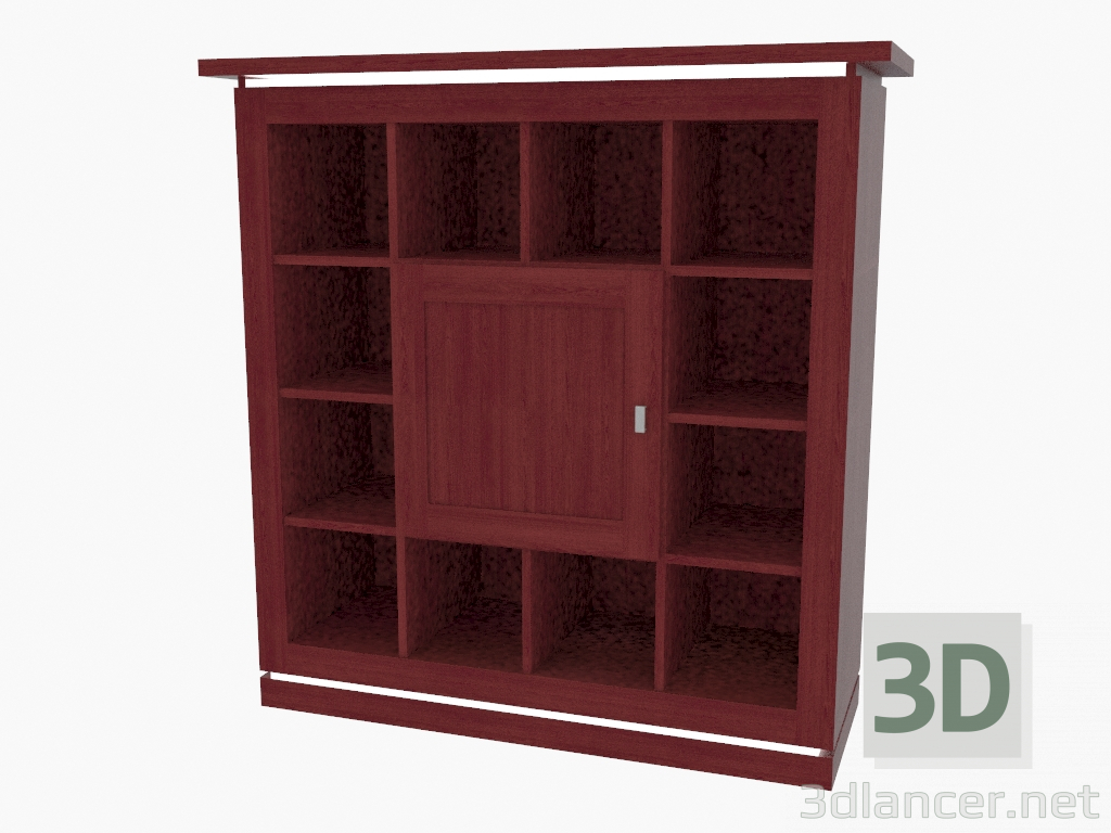 modello 3D Scaffale (7861-74) - anteprima