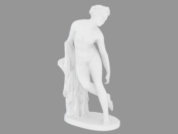 Escultura de mármol Eurydice muriendo