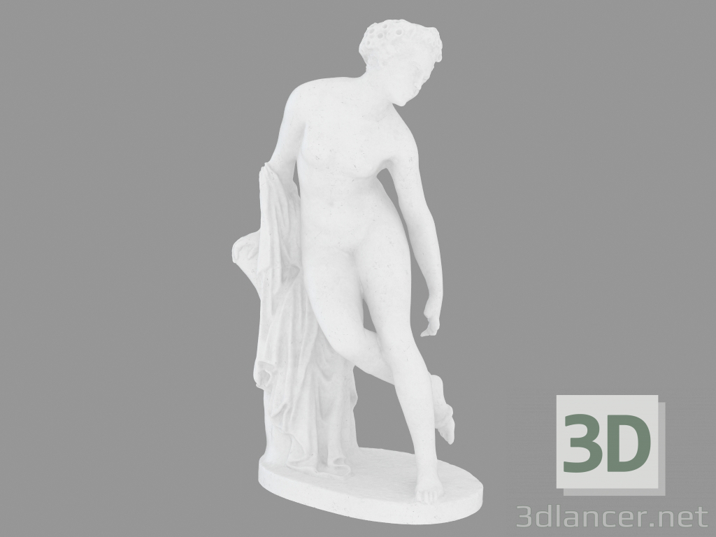 3d model Escultura de mármol Eurydice muriendo - vista previa