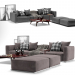 3d Shanghai Sofa Poliform model buy - render