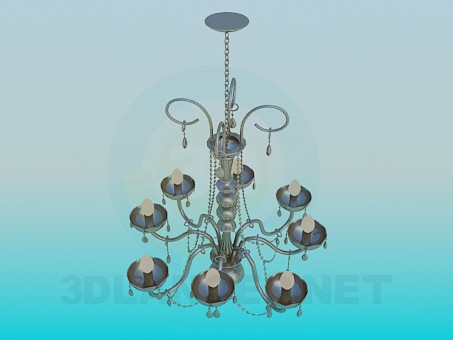 3d model Chandelier - preview