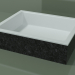 modello 3D Lavabo da appoggio (01R131301, Nero Assoluto M03, L 60, P 48, H 16 cm) - anteprima