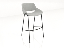 Bar stool with high legs