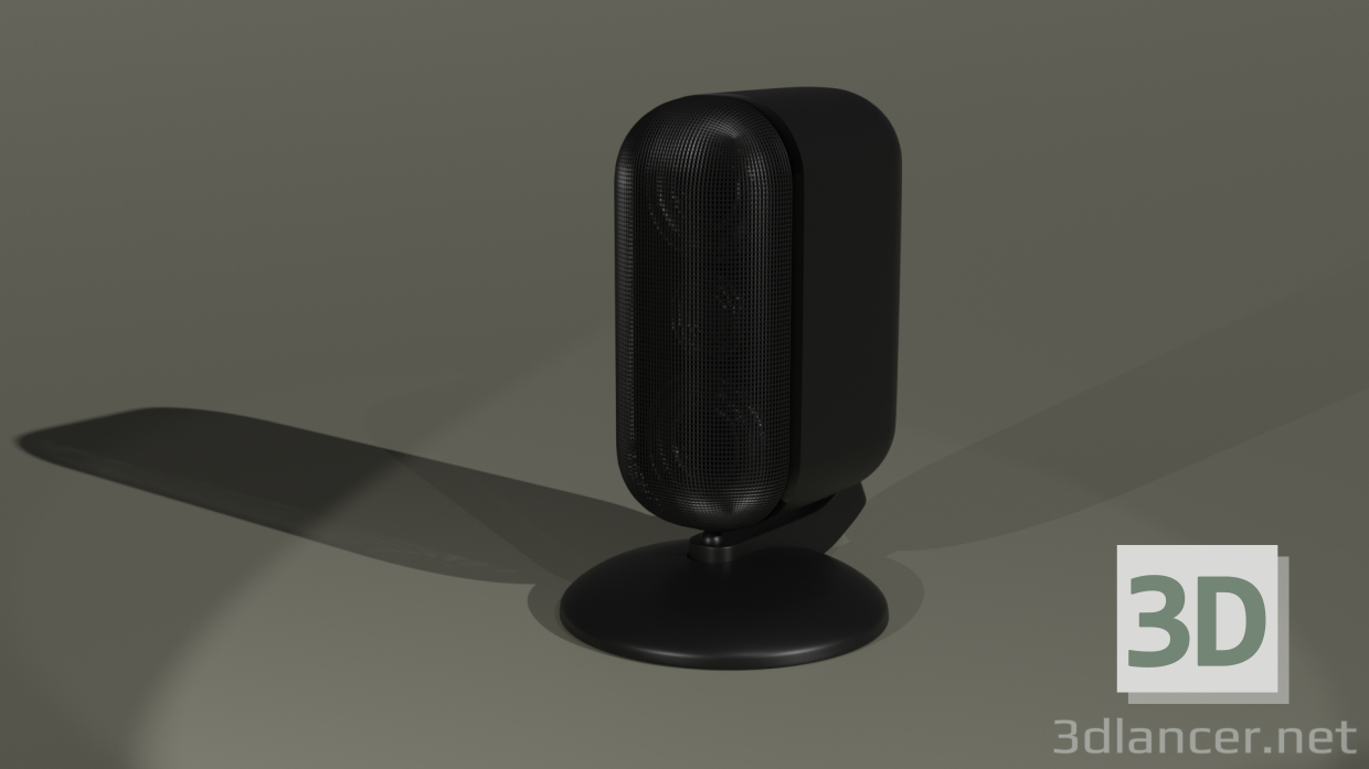 Mini altavoz 3D modelo Compro - render