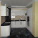 Modelo 3d Cozinha em forma de U - preview