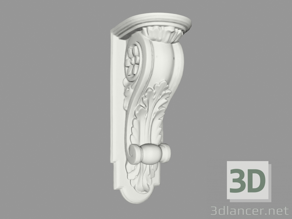 modello 3D Staffa (KR43) - anteprima