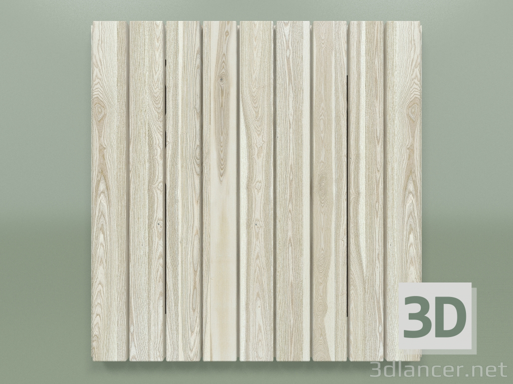 3d model Panel con listón 40X20 mm (ligero) - vista previa