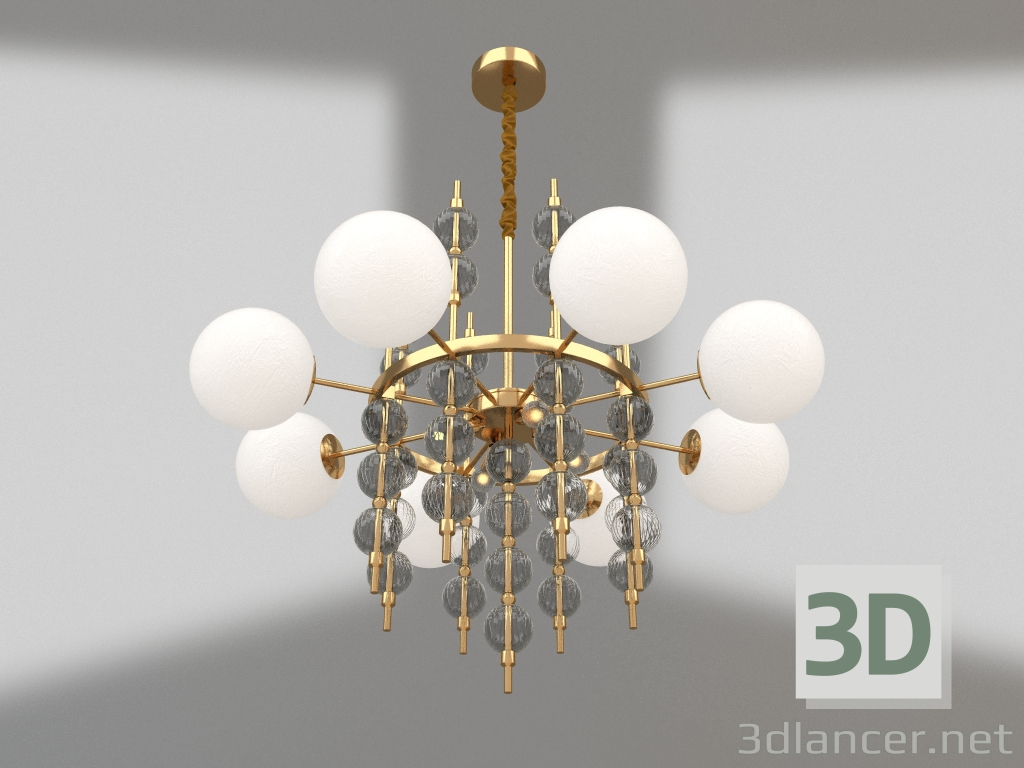 3d model Chandelier Amalia bronze (08406-8.20) - preview