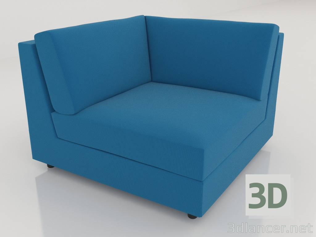 3d model Corner sofa module - preview