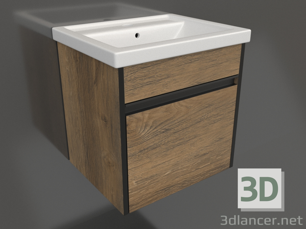 modèle 3D Armoire suspendue 50 cm (URB0105DB) - preview