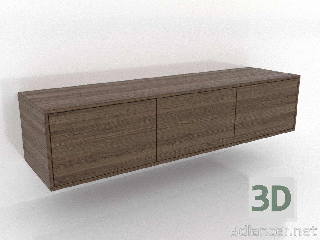 3D Modell TV-Schrank 2 1500 mm (Esche hell Nussbaum) - Vorschau 3D Modell TV-Schrank 2 1500 mm (Esche hell Nussbaum) - Vorschau