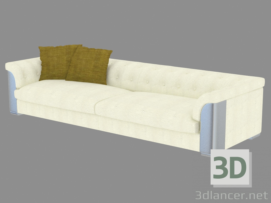 3D Modell Sofa Viersitzer Leder Mythos (320х115х70) - Vorschau