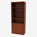 3d model Bookcase with open shelves (4821-16) - preview