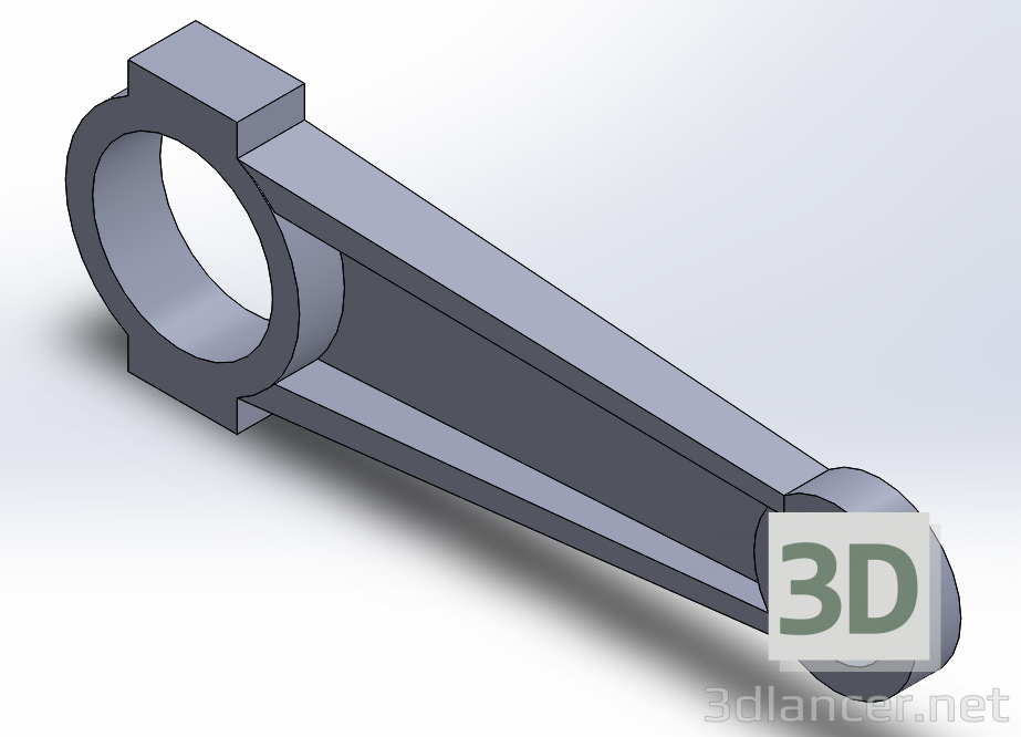 modello 3D Chiave meccanica - anteprima