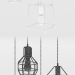 3d Cage Pendant Lights 1 model buy - render