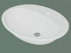 7G28 60 oval built-in washbasin (7G286001, 60.5 cm)