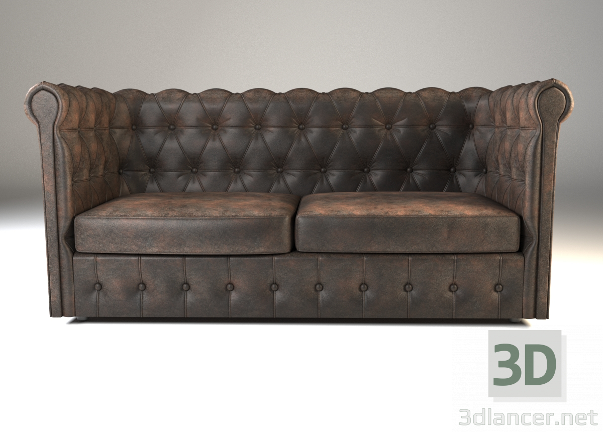 Chester Sofa 3D-Modell kaufen - Rendern