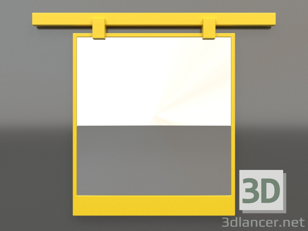 3d модель Дзеркало ZL 13 (600х500, luminous yellow) – превью