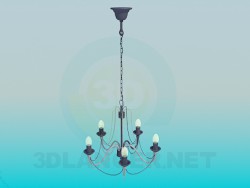 Lampadario con candelabri