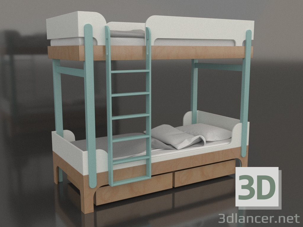 3d model Bunk bed TUNE J (UTTJA2) - preview