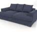 3D Modell Richard gerades 3-Sitzer-Sofa - Vorschau