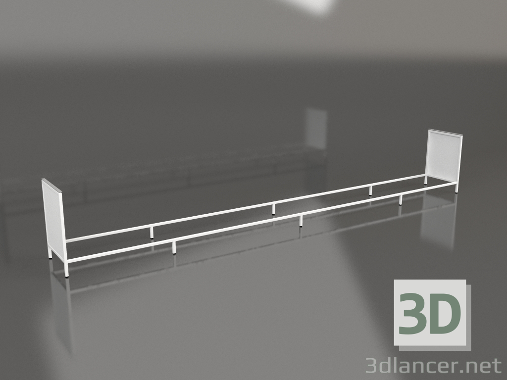 3d model Island V1 (wall) on 60 frame 10 (white) - preview