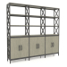 3d model Rack con puertas (3 secciones) - vista previa