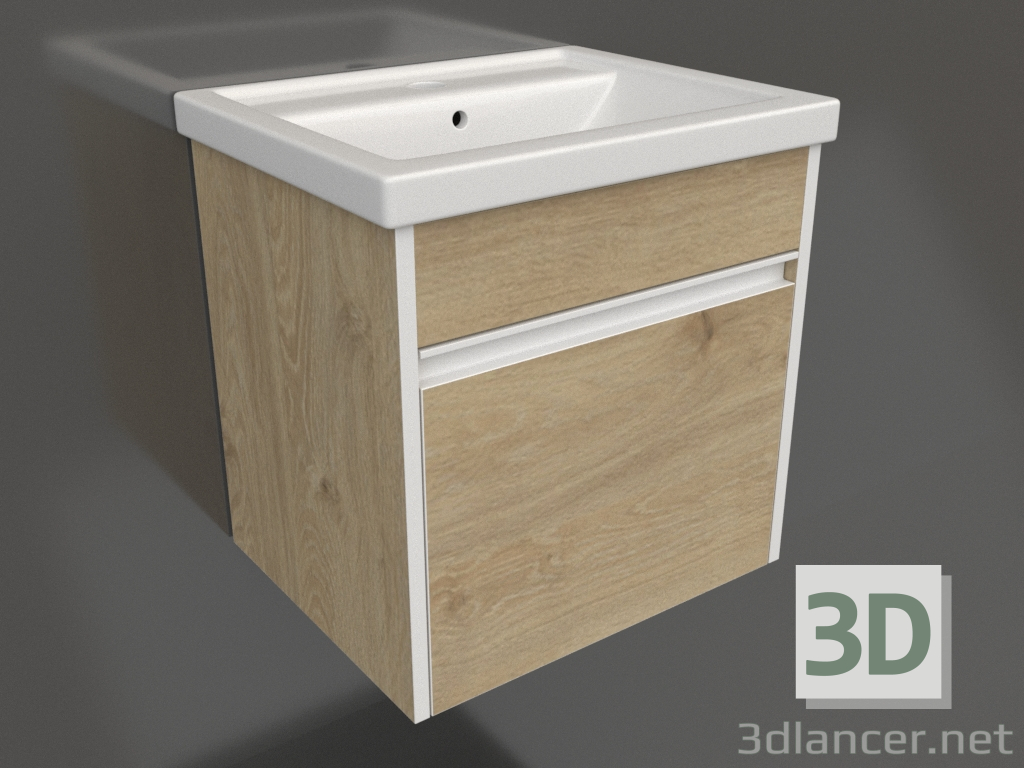 modèle 3D Armoire suspendue 50 cm (URB0105DD) - preview