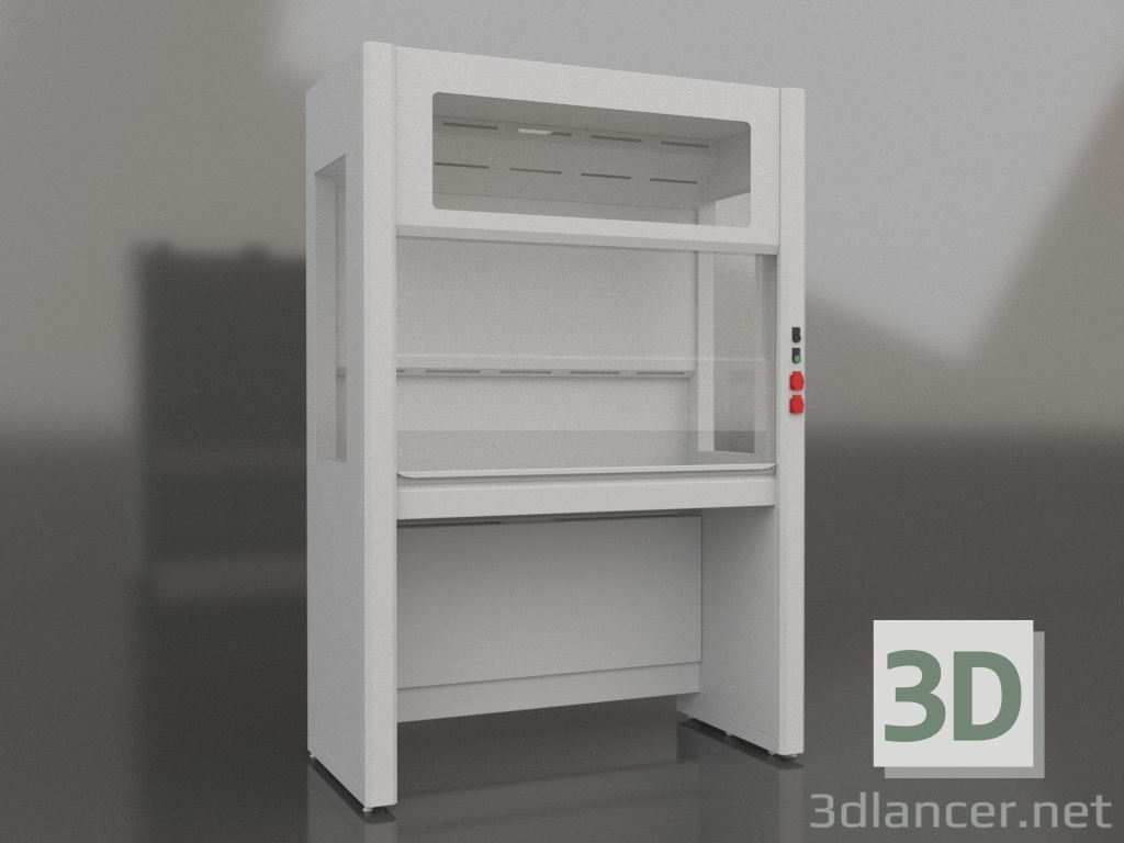 3d модель Шкаф вытяжной панорамный ЛК-1500 ШВД – превью 3d модель Шкаф вытяжной панорамный ЛК-1500 ШВД – превью