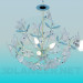 3d model Chandelier with flowers - preview