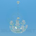 3d model Chandelier with flowers - preview