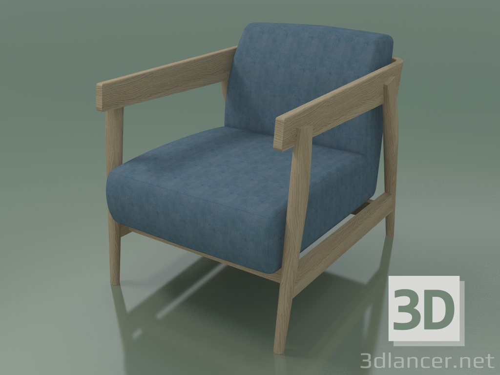 3d модель Кресло (305, Rovere Sbiancato) – превью