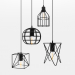 3d Cage Pendant Lights 2 модель купити - зображення