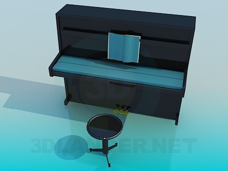 3d model Piano - preview