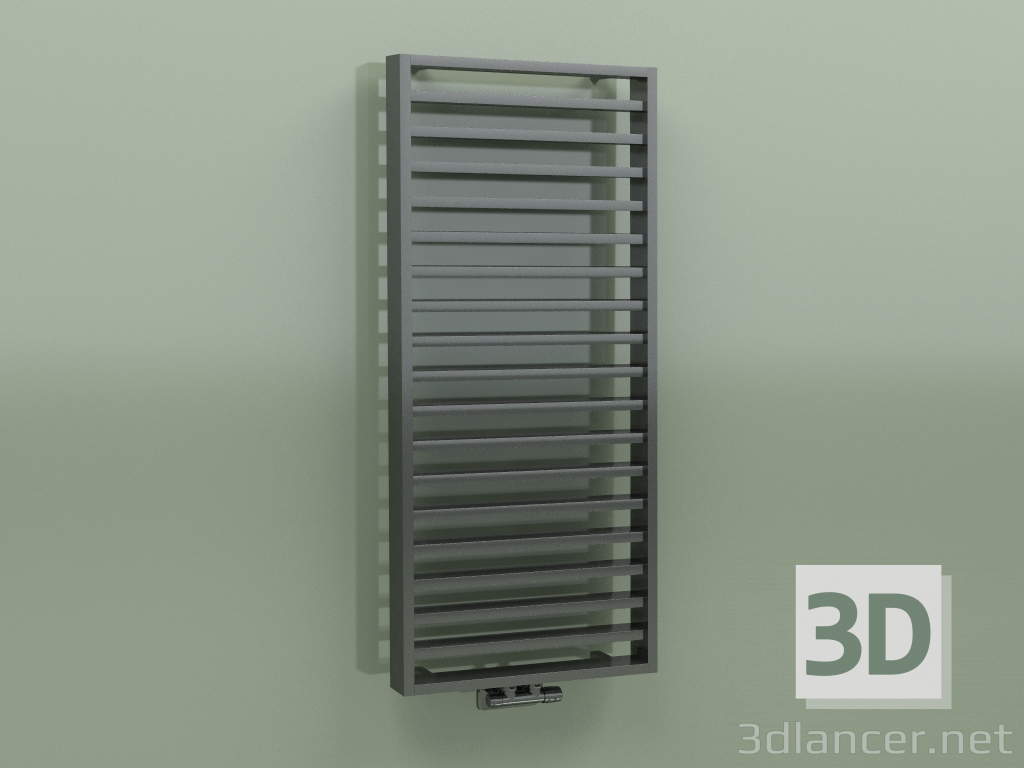 Modelo 3d Toalheiro aquecido IT IS (1208x500, preto cromado) - preview