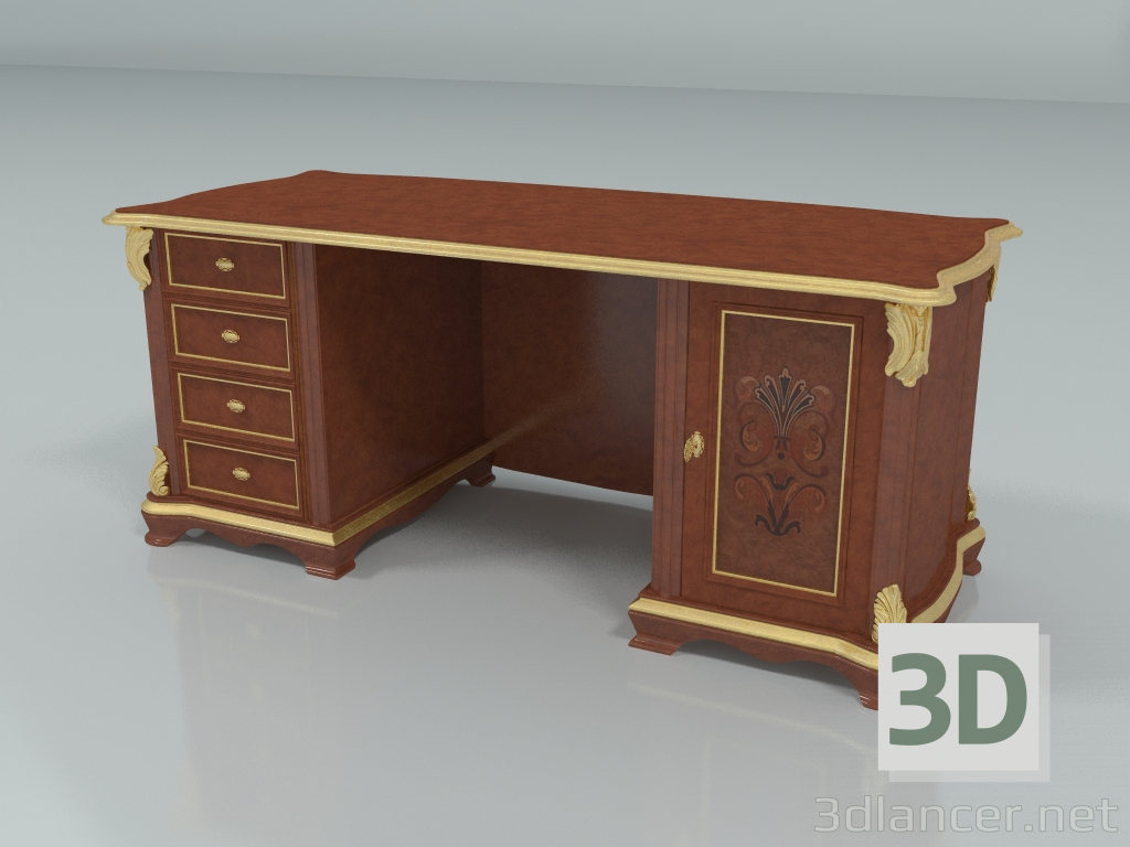 modèle 3D Table à écrire (art. 13302) - preview