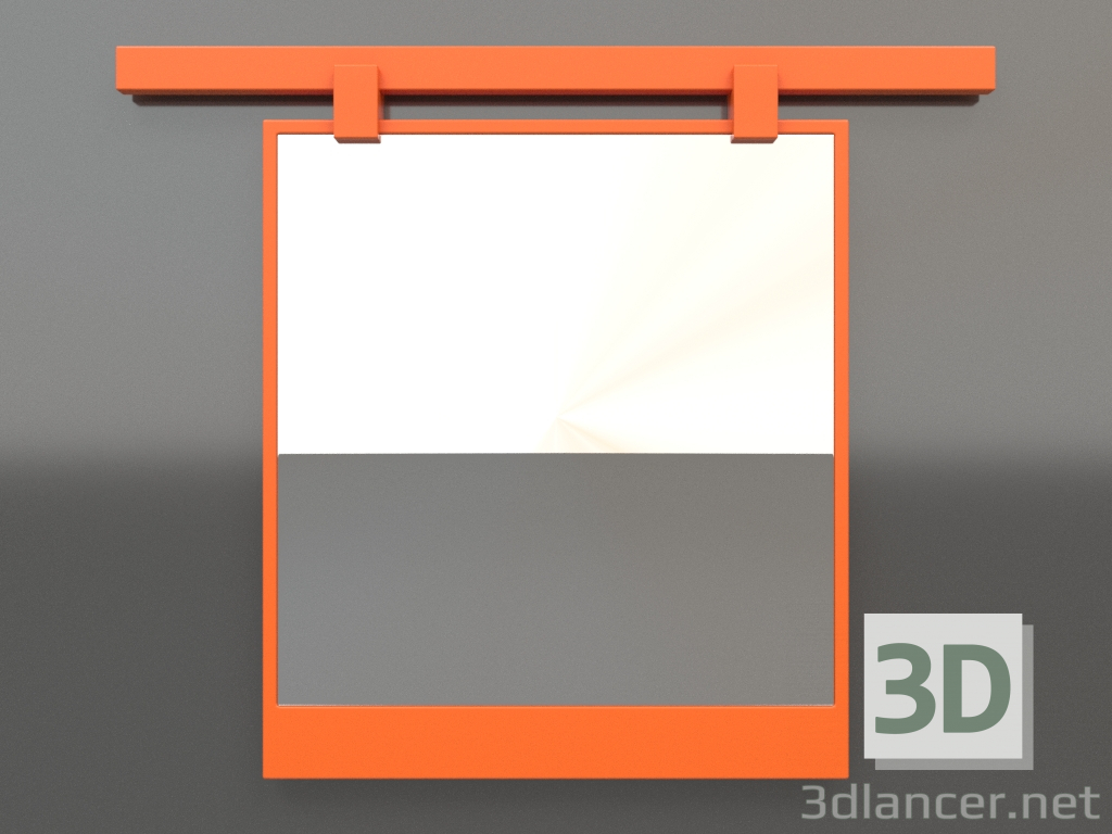 Modelo 3d Espelho ZL 13 (600х500, laranja brilhante luminoso) - preview