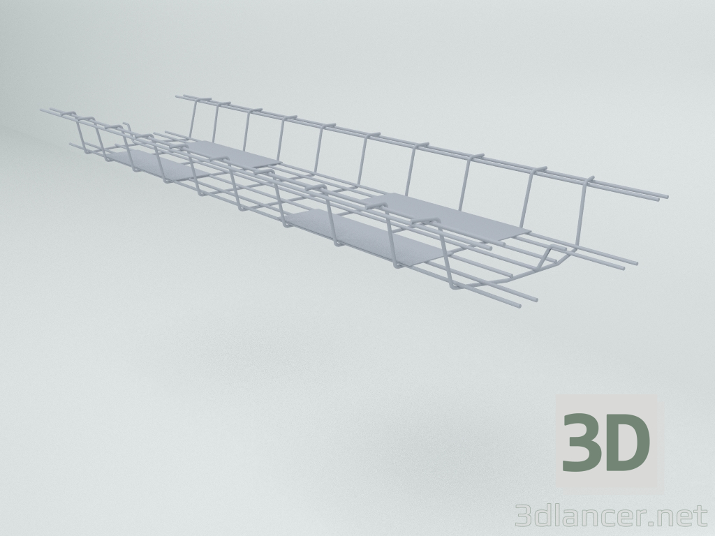 3d model Bandeja portacables SOD12 - vista previa