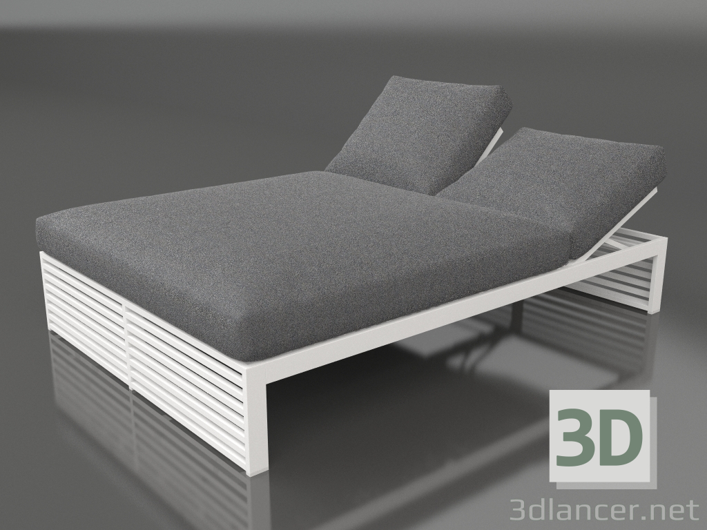 Modelo 3d Cama para descanso 140 (Branca) - preview