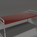 modèle 3D Table basse 153 avec plateau en aluminium (Bine red) - preview