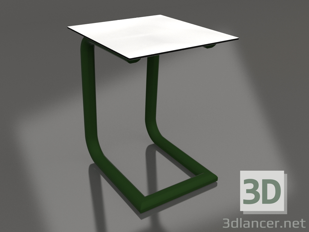 3d model Mesa auxiliar C (Verde botella) - vista previa