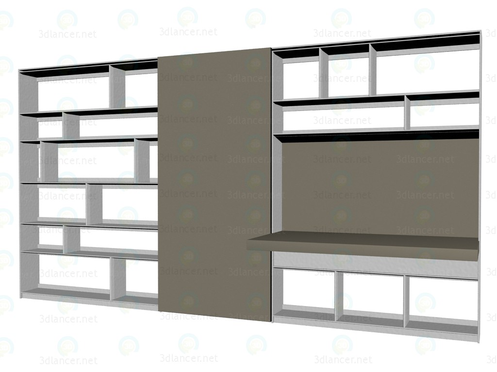 3D Modell Möbel-System (Rack) FC0915 - Vorschau