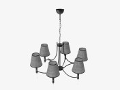 Candelabro negro Abil 22966