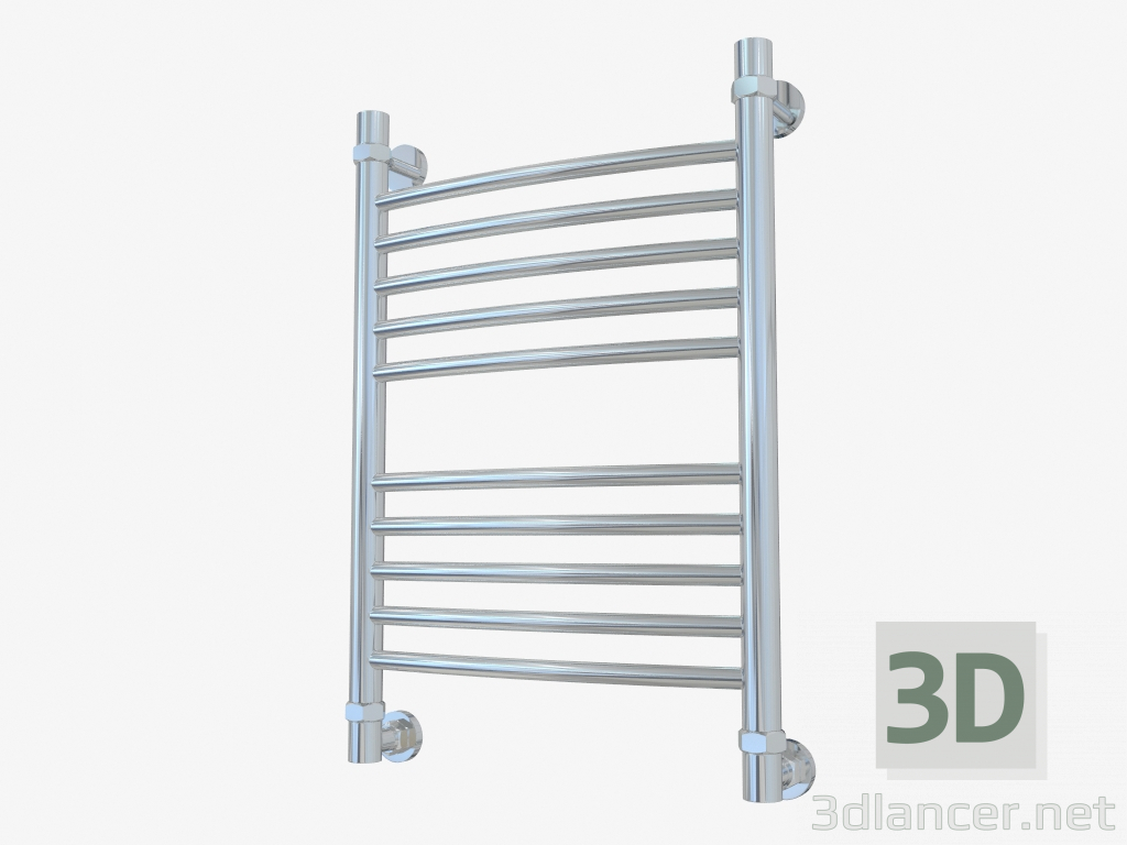 3d модель Полотенцесушитель Богема изогнутый (600x400) – превью