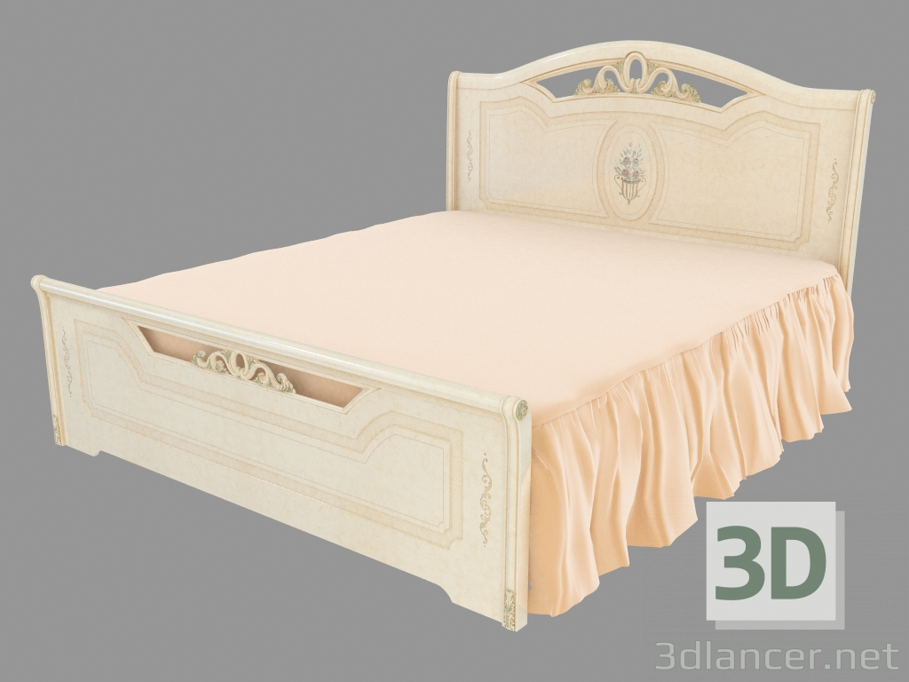 modèle 3D Lit double (1912х1298х2192) - preview