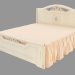 Modelo 3d Cama de casal (1912х1298х2192) - preview