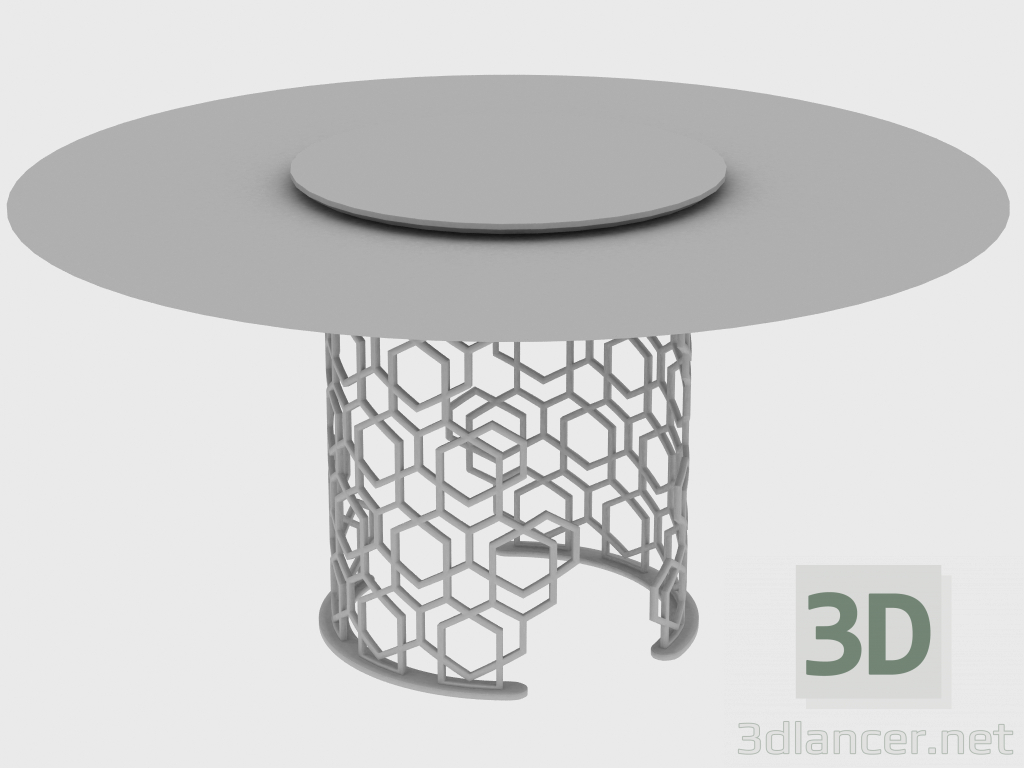 modello 3D Tavolo da pranzo MANFRED TABLE (d160XH74) - anteprima